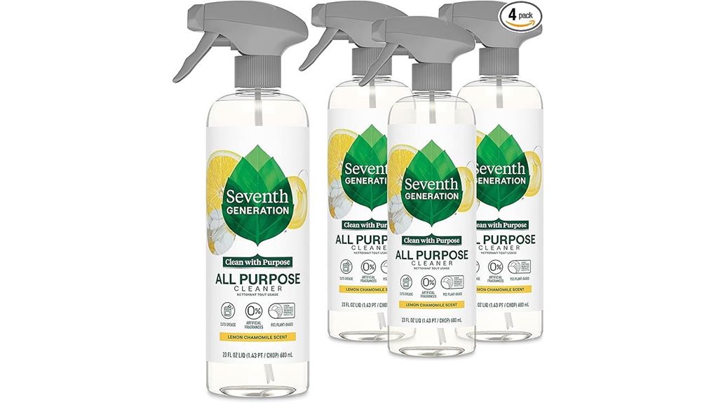 lemon chamomile cleaning spray