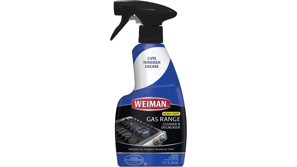 lemon scented gas range cleaner