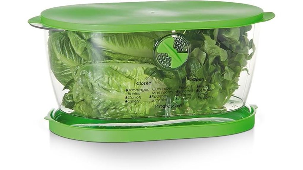 lettuce storage container green