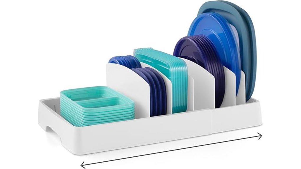 lid organizer for containers