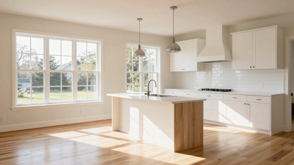 light colors enhance spaciousness