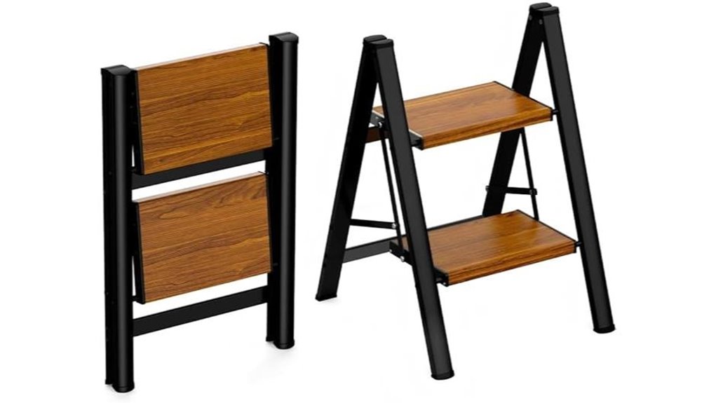 lightweight folding step ladder