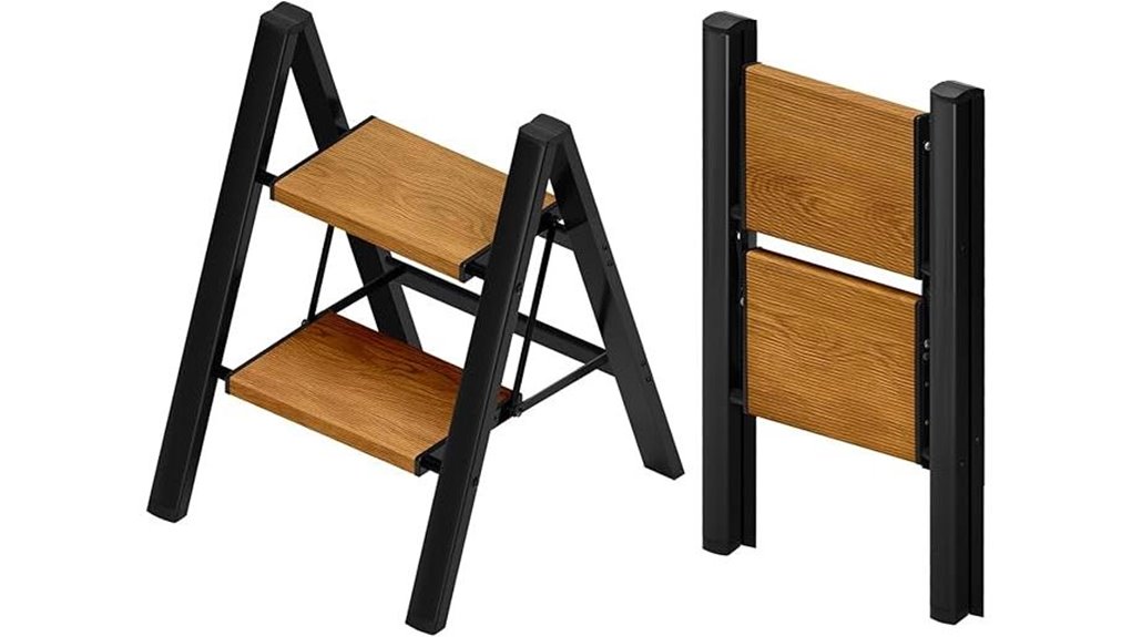 lightweight folding step stool