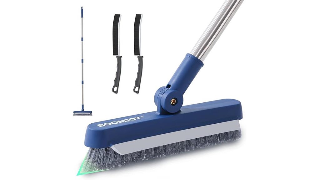 long handle grout brush