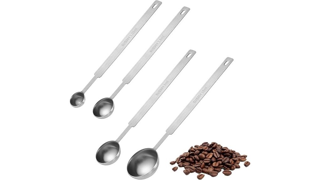 long handle measuring spoons