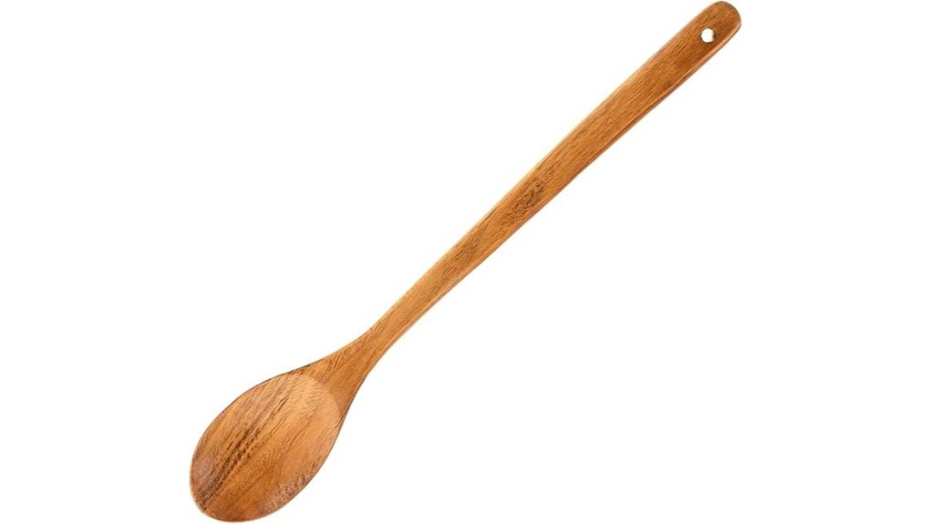 long wooden cooking utensil