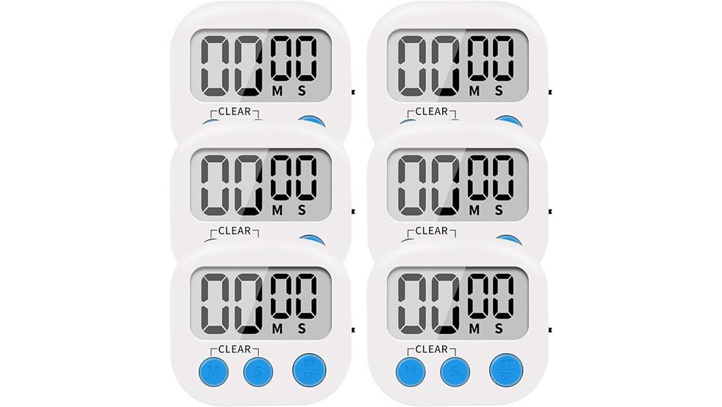 magnetic digital kitchen timers