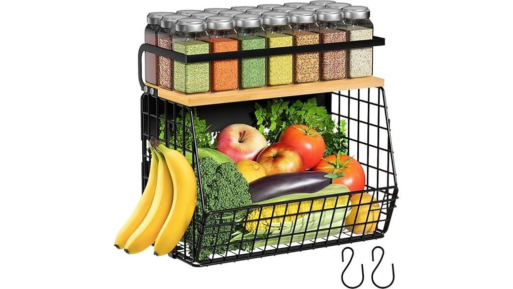 magnetic fridge shelf organizer