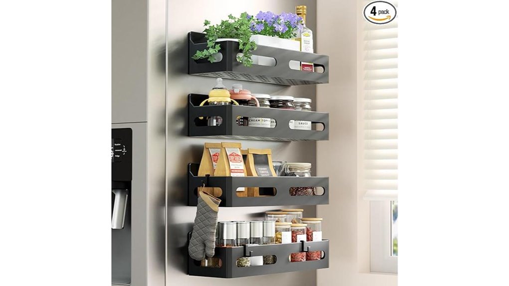 magnetic fridge spice storage