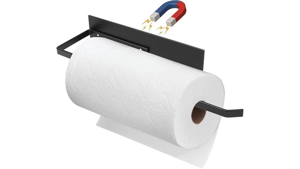 magnetic holder for towels