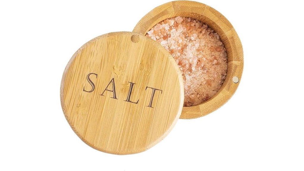magnetic lid salt cellar