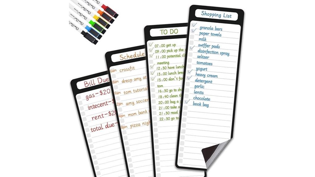 magnetic marker board set