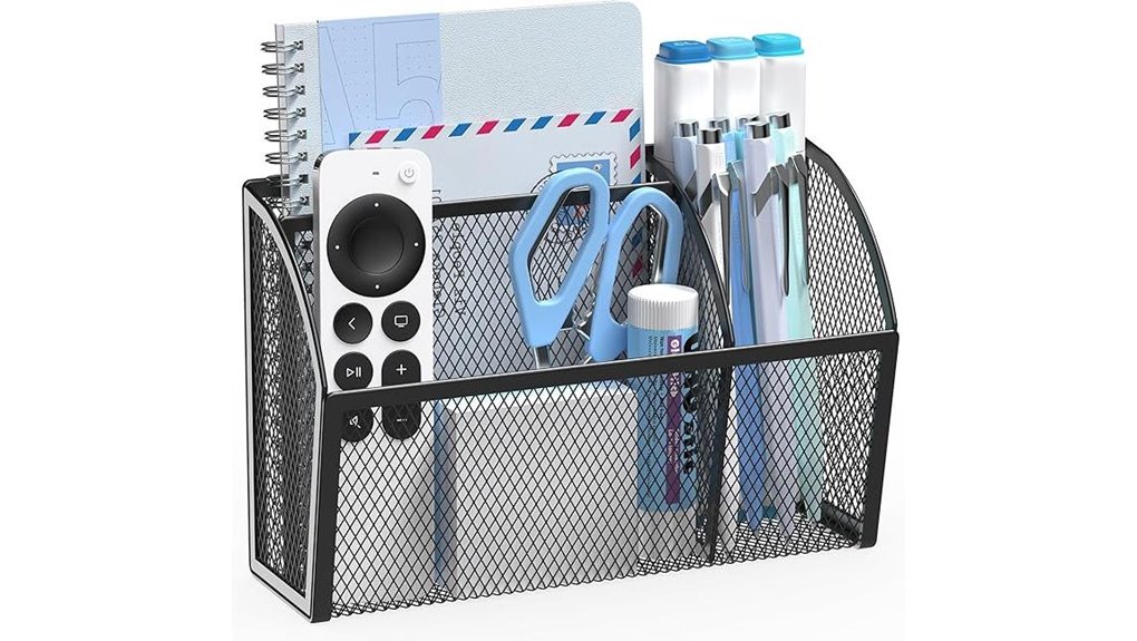 magnetic metal desk organizer