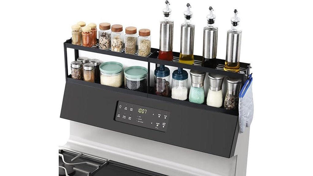 magnetic oven shelf organizer