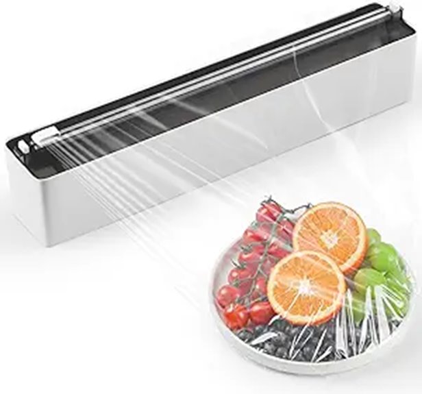 magnetic plastic wrap holder