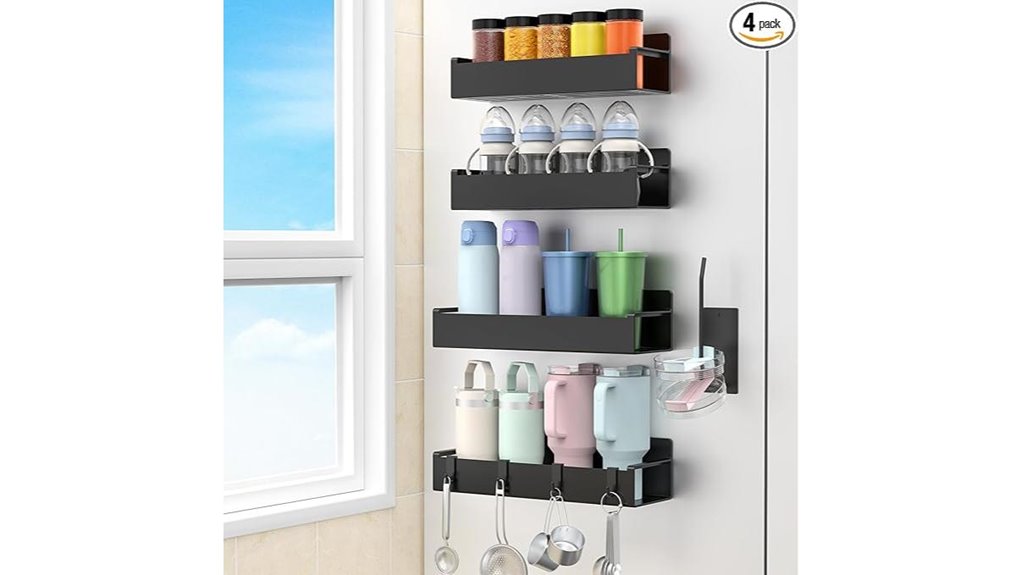 magnetic refrigerator bottle holder