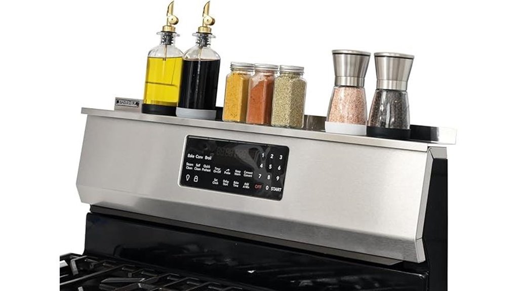 magnetic stainless steel shelf