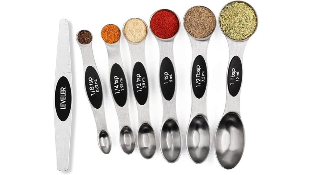 magnetic stainless steel spoons