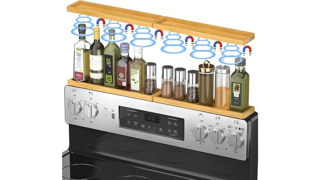 magnetic stove top organizer