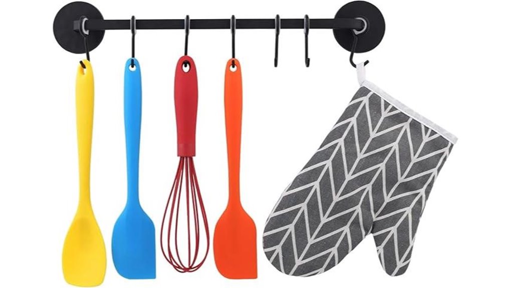 magnetic utensil holder hooks