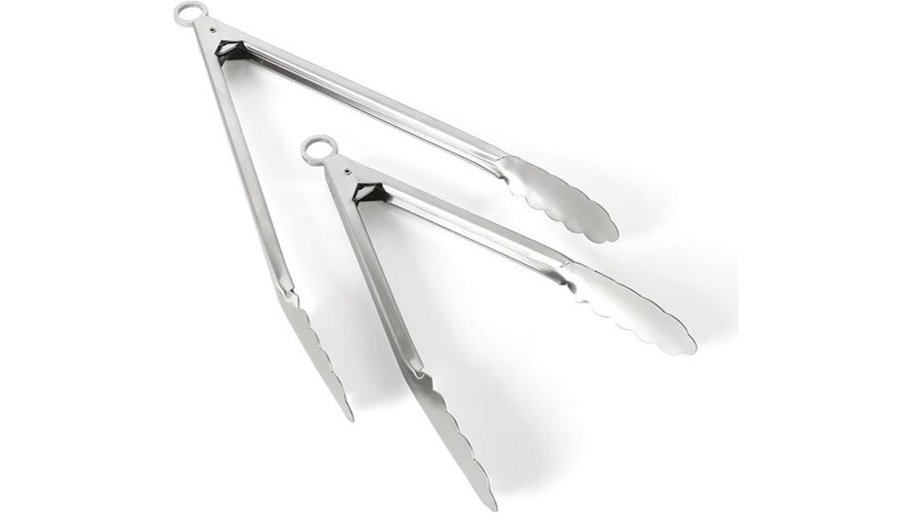 martha stewart stainless steel tongs