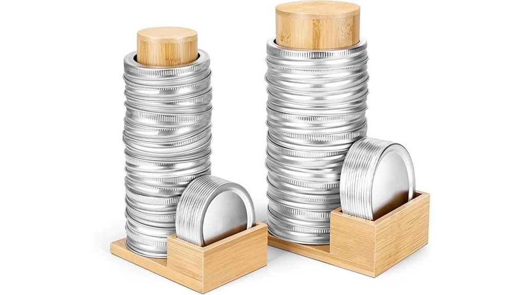mason jar lid organizer