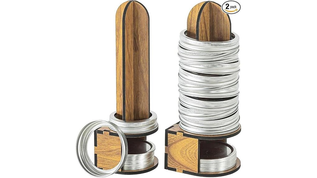 mason jar lid storage