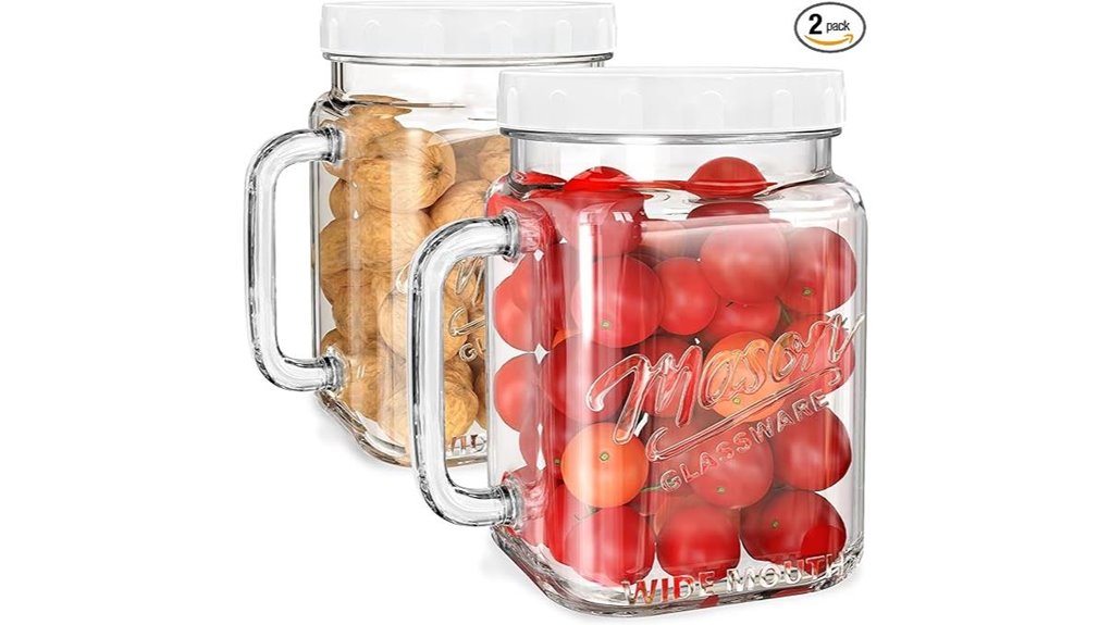 mason jars with lids