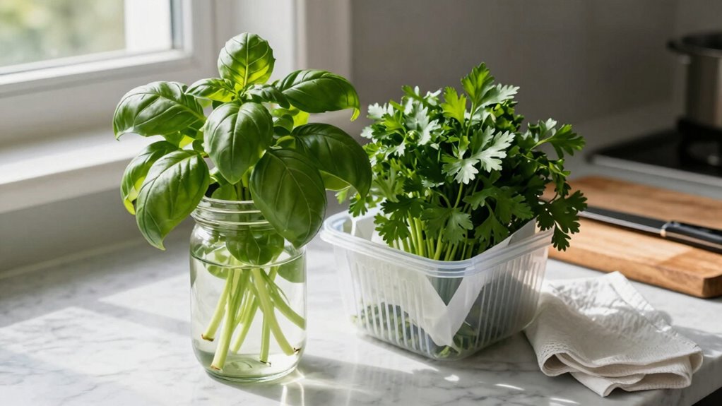 maximize fresh herbs longevity