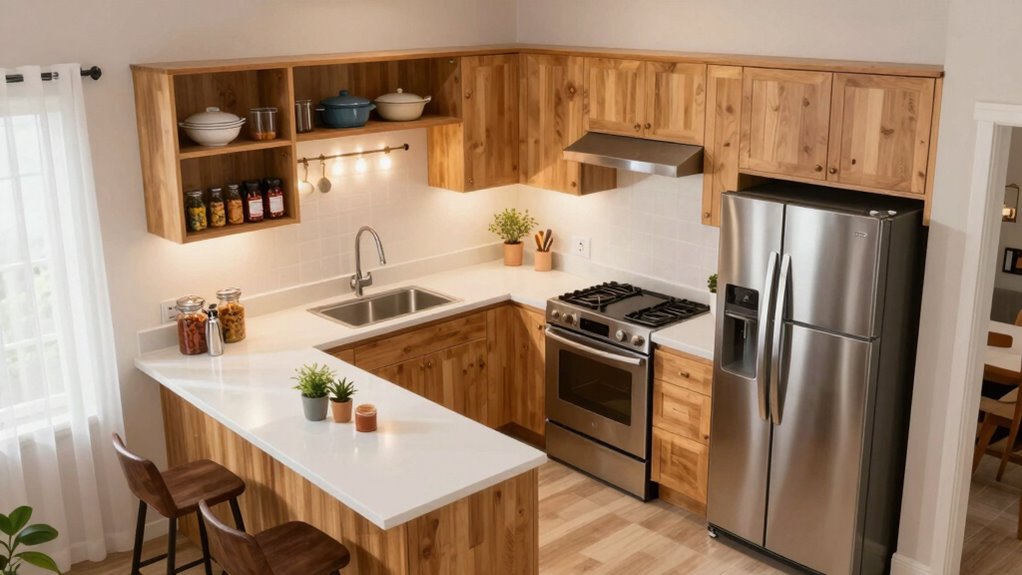 maximize kitchen storage space