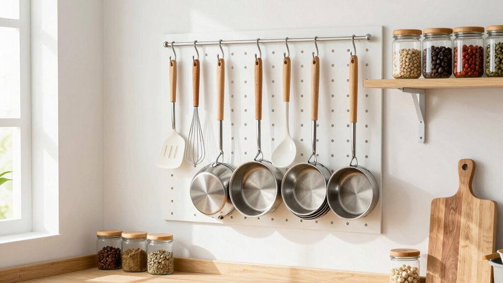 maximize vertical utensil storage
