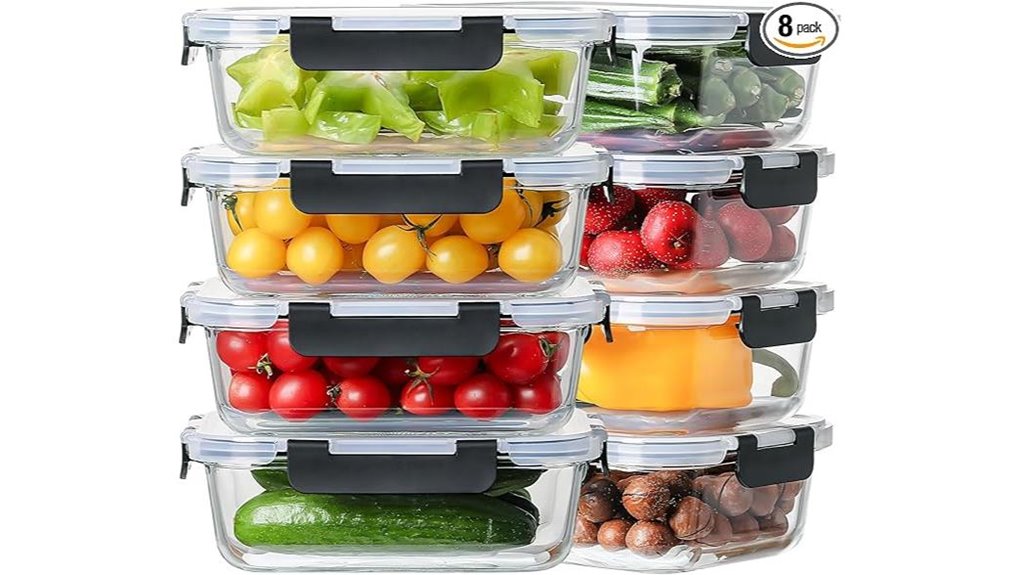 meal prep glass containers