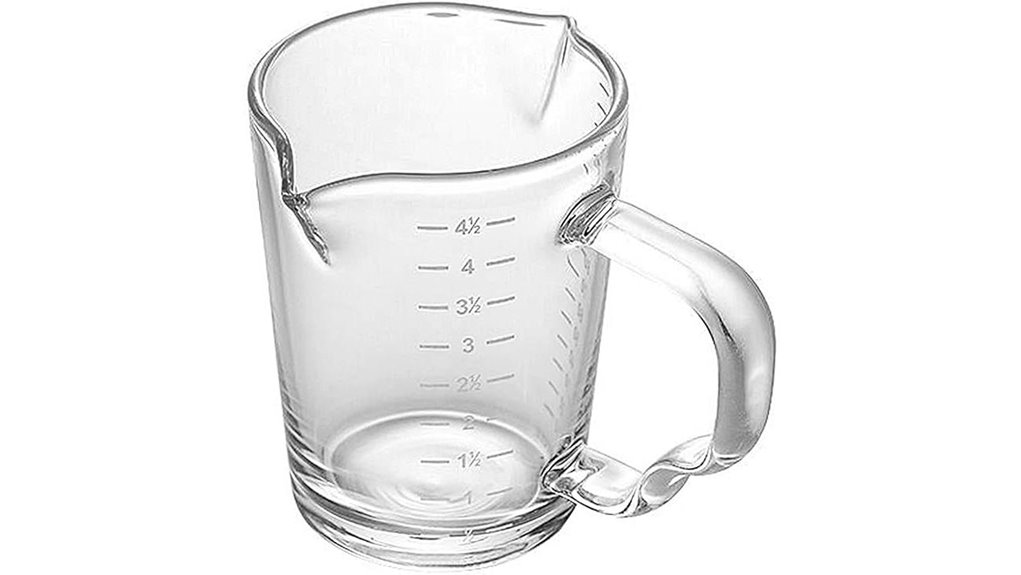measuring cup with spouts
