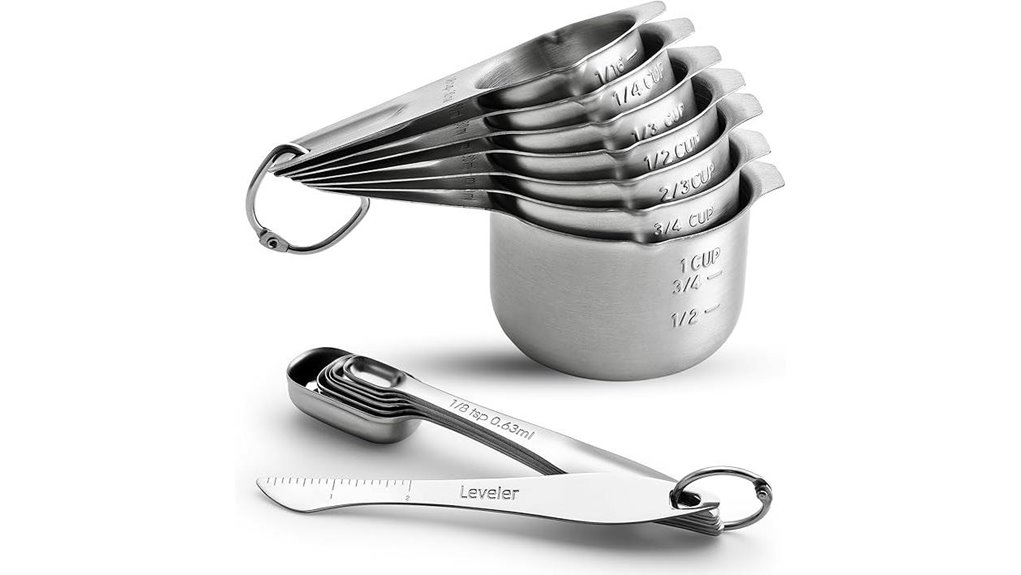 measuring cups and spoons