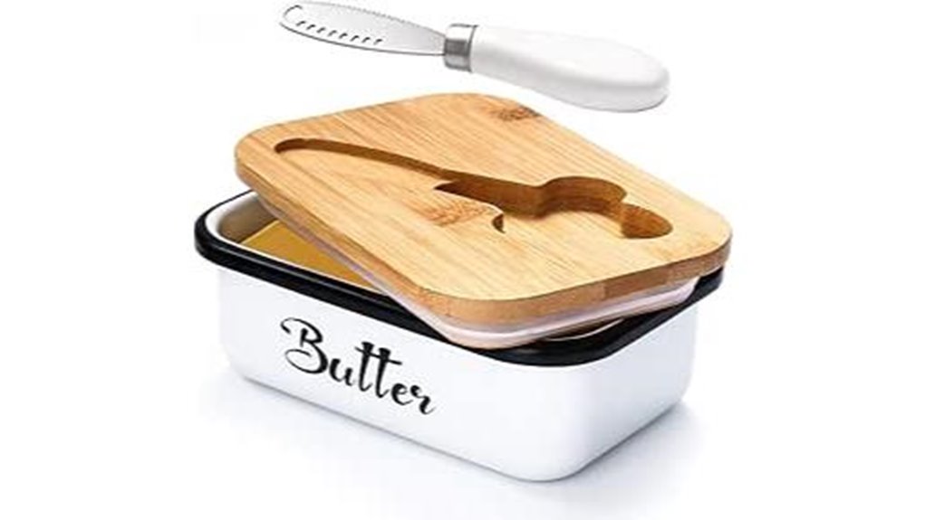 metal butter keeper set