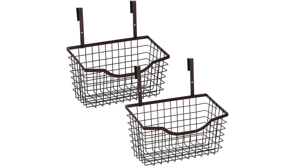 metal wire wall baskets