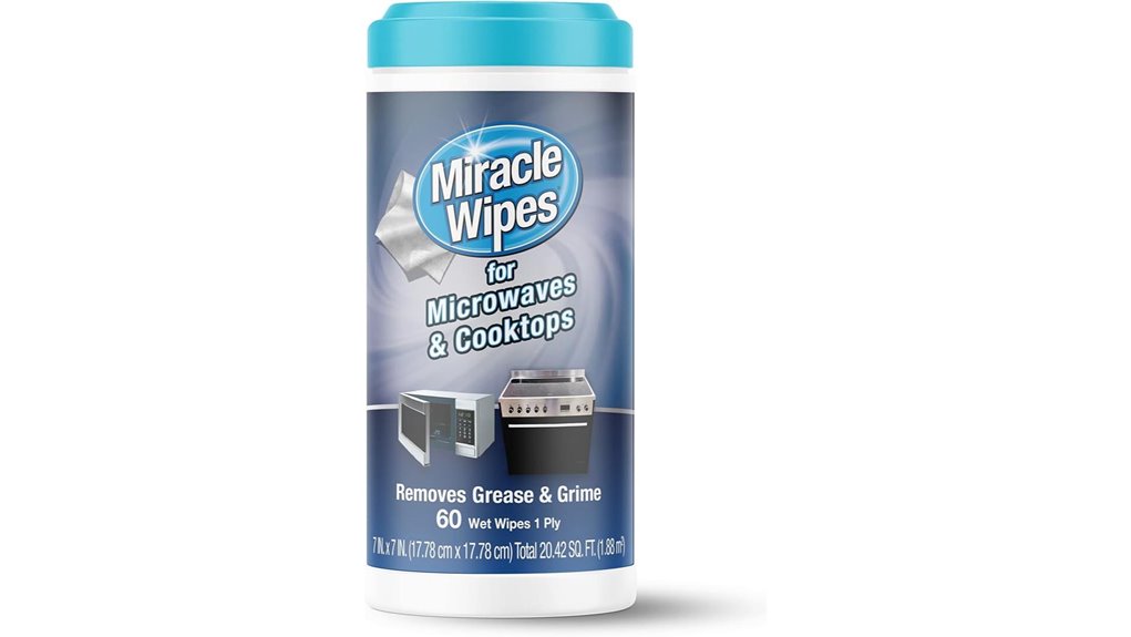 microwave and cooktop wipes