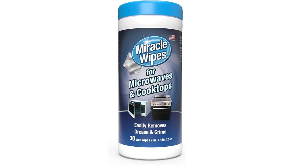 microwave and cooktop wipes