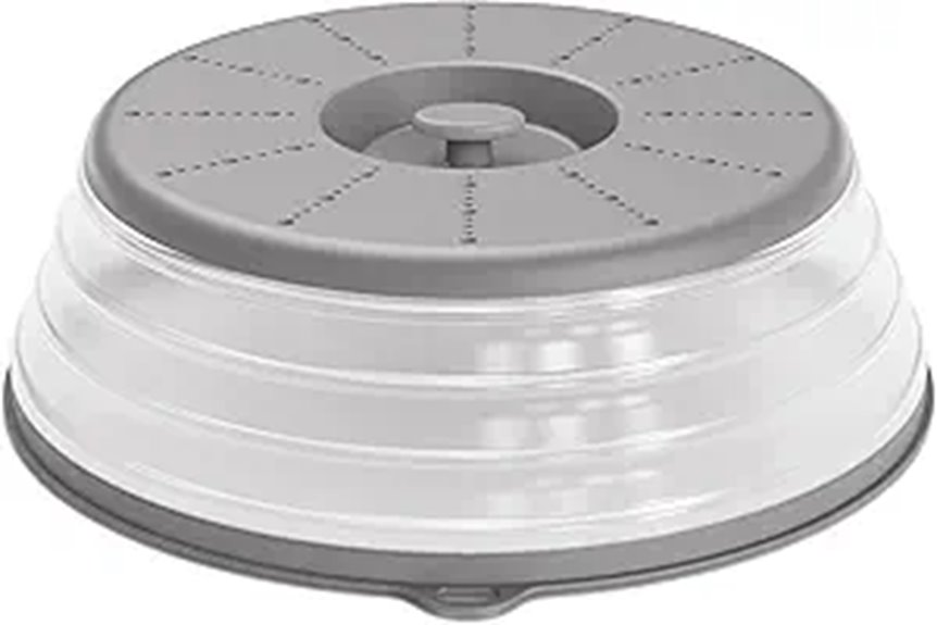 microwave cover and colander