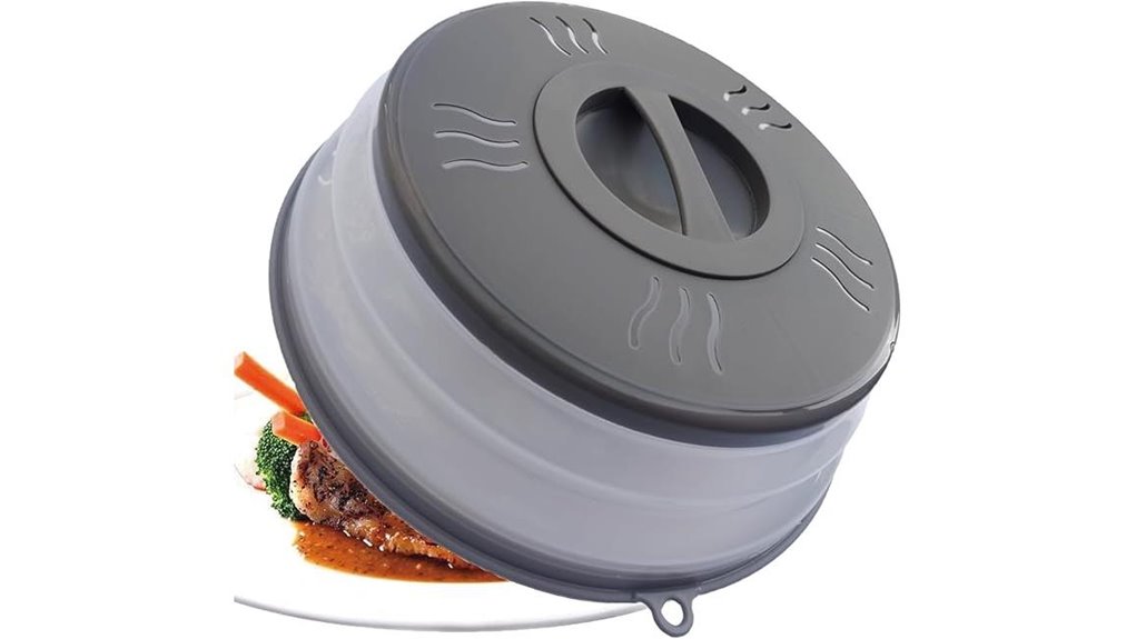 microwave cover and drainer