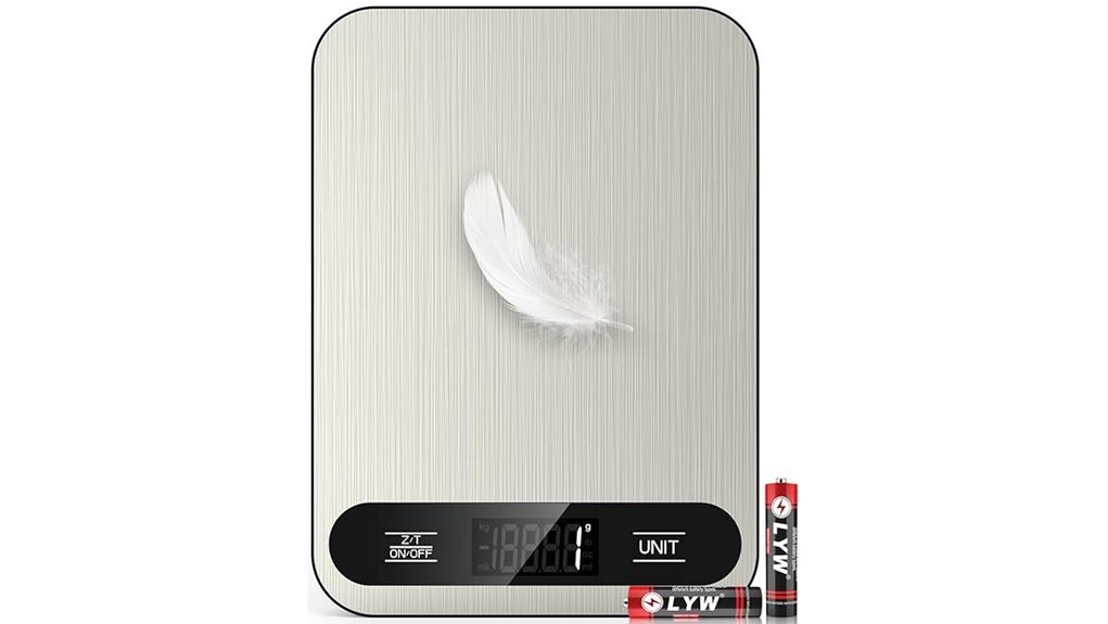 mik nana kitchen scale display