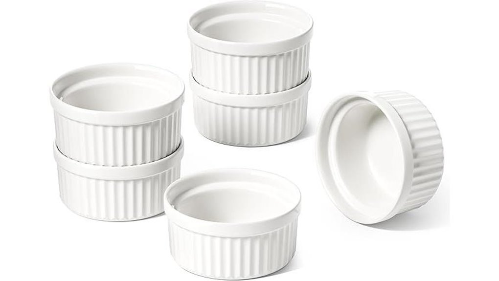 mini ceramic ramekins set