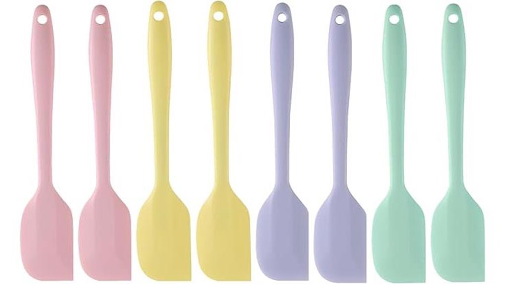 mini silicone spatula set