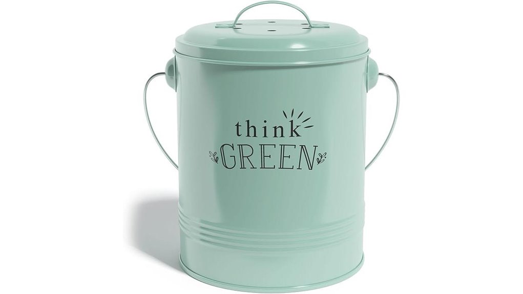 mint kitchen compost bin