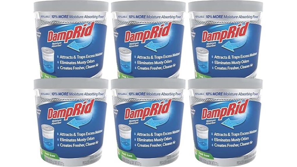 moisture absorber with refillable packs