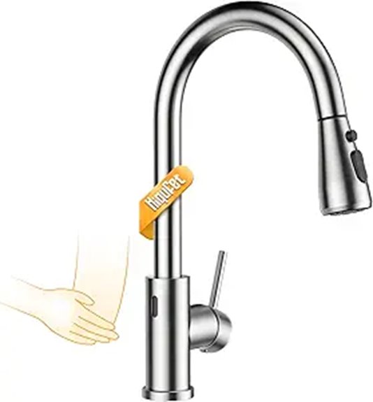 motion sensor kitchen faucet
