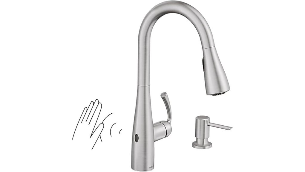 motionsense stainless steel faucet