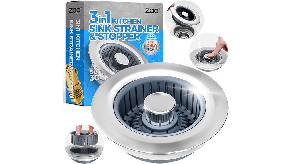 multi functional drain strainer