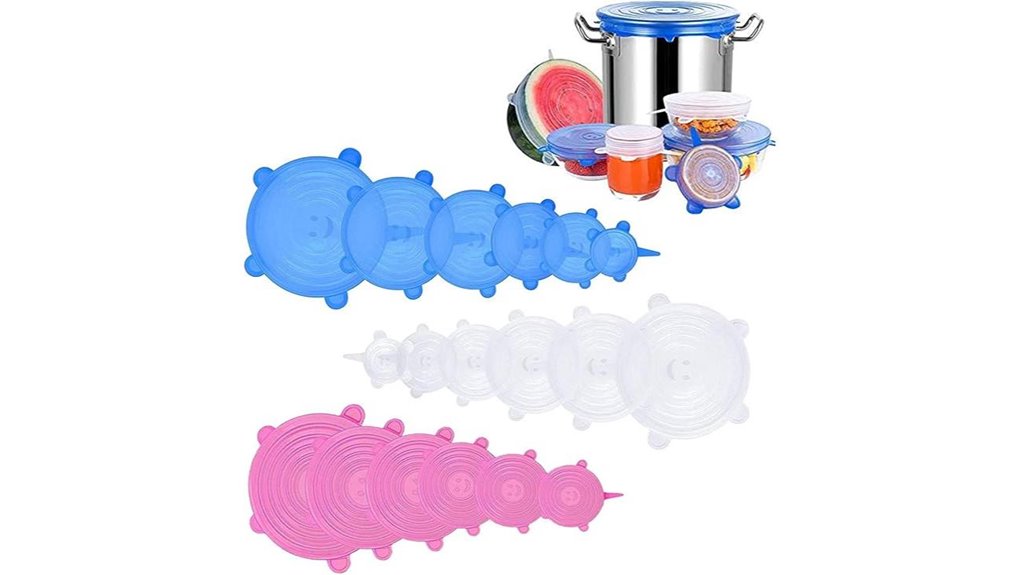 multi size silicone bowl covers