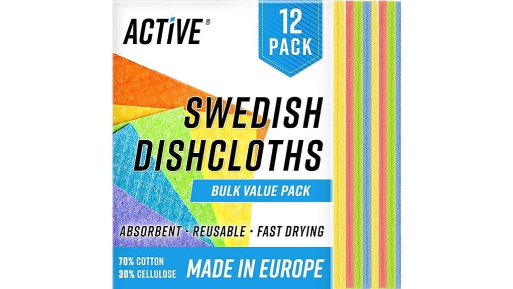 multicolor dish cloth pack